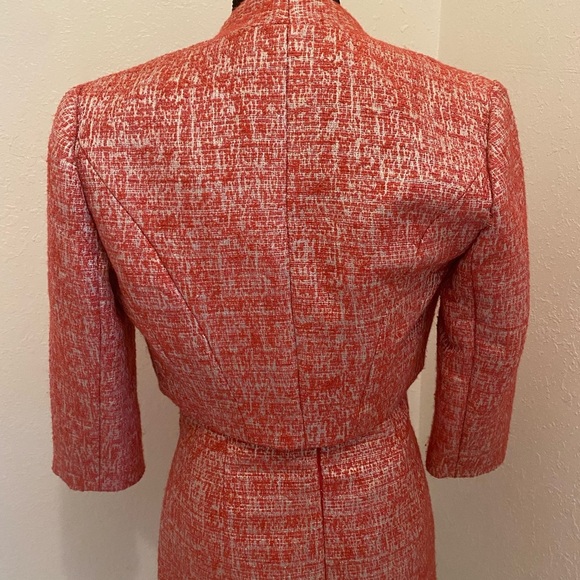 - KAY UNGER CHERRY AND SILVER 2 pieces dress size 4 - Picture 4 of 13